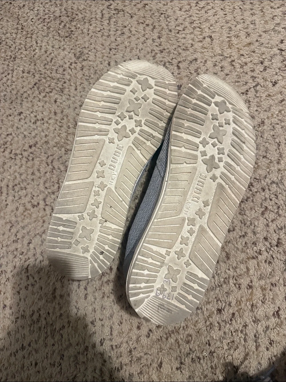 Hey Dude Slip-On Sneakers in Light Blue Canvas